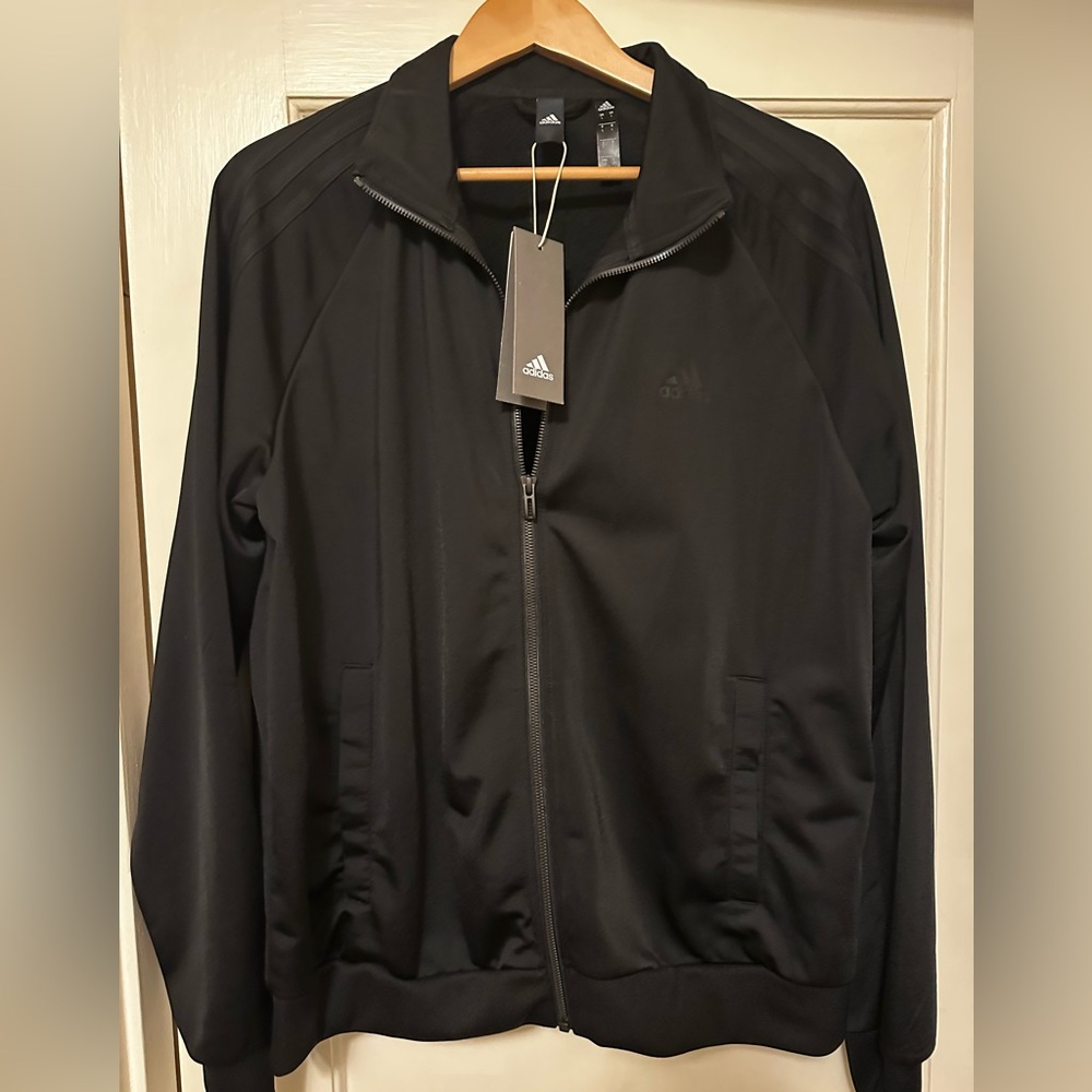 adidas Men's Essentials Warm-up 3-Stripes Track Top